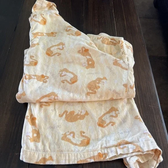 Vintage The Disney Store Womens 2 Pc Pajama Set Sz XL CAT NAPS! Tigger - Picture 15 of 15